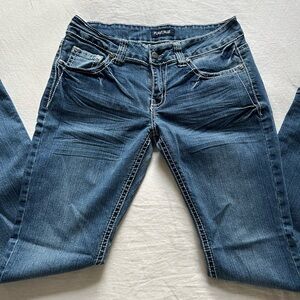 🎀Plant Blue Straight Leg Y2K Jeans